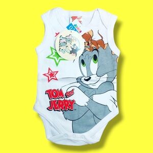Tom & Jerry | Jumbo | Unisex Onesie For Babies | 3 Months | Bodysuit | NEW |
